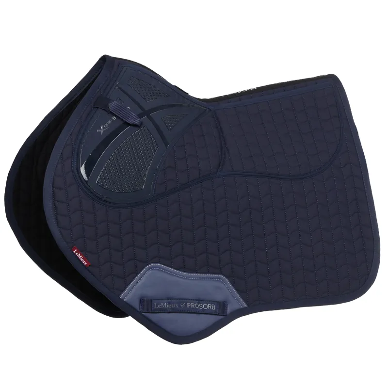 LeMieux Prosorb Plain 2 Pocket Close Contact Square Large - Navy