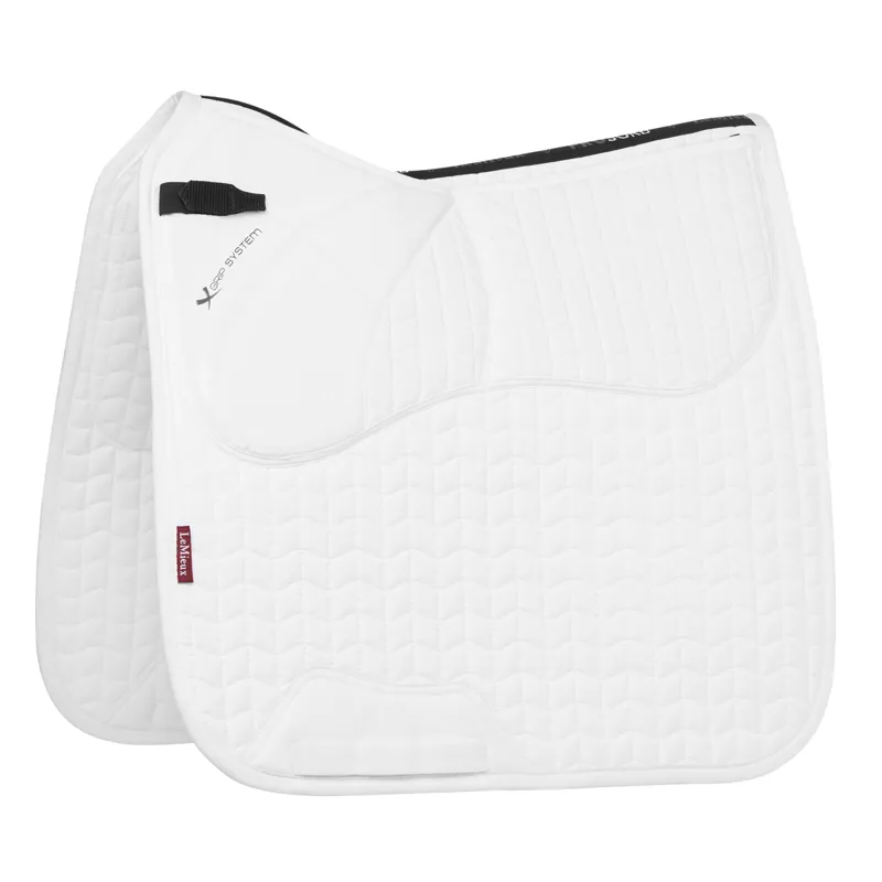 LeMieux Prosorb Plain 2 Pocket Dressage Square Large - White