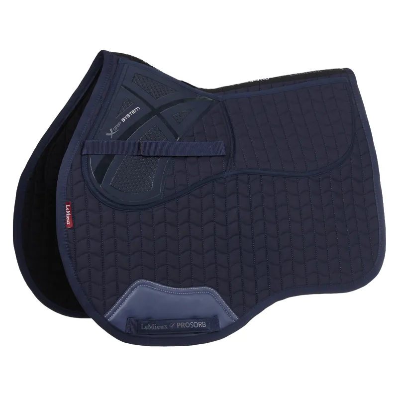 LeMieux Prosorb Plain 2 Pocket GP Square Large - Navy
