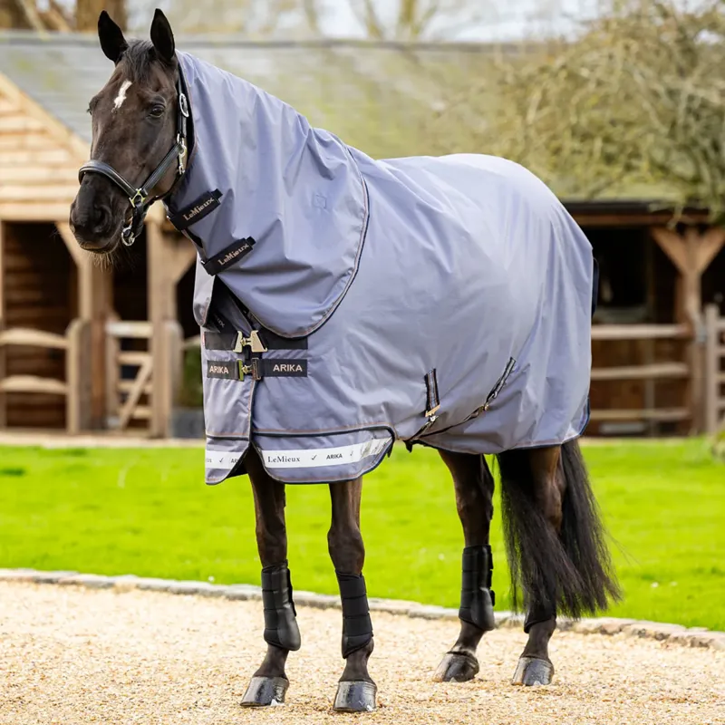 LeMieux Arika 600D Ripstop 50g Turnout Rug - Jay Blue