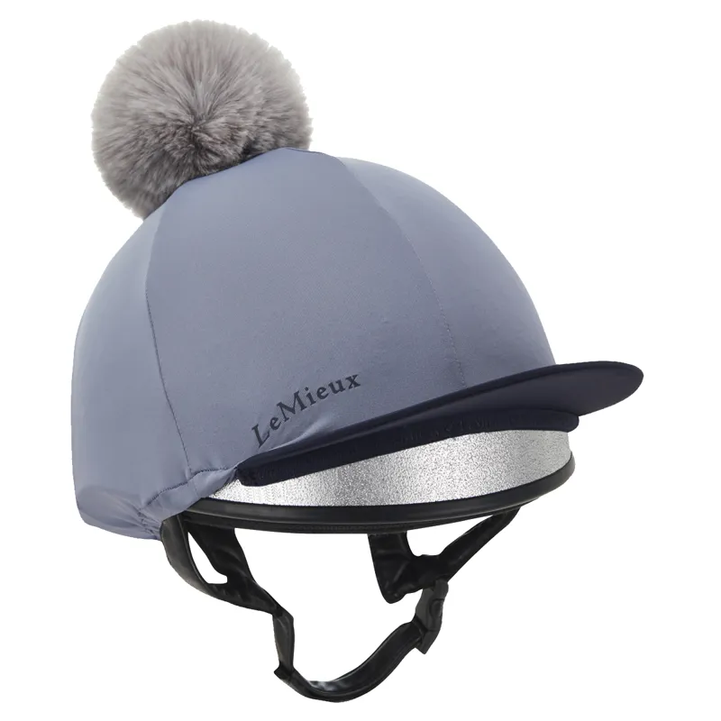 LeMieux Pom Hat Silk - Jay Blue