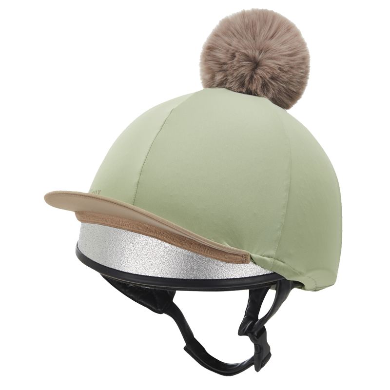 LeMieux Pom Hat Silk - Fern-2