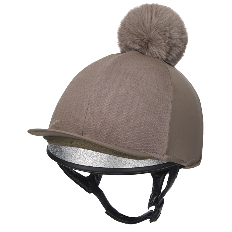 LeMieux Mesh Hat Silk - Walnut-2