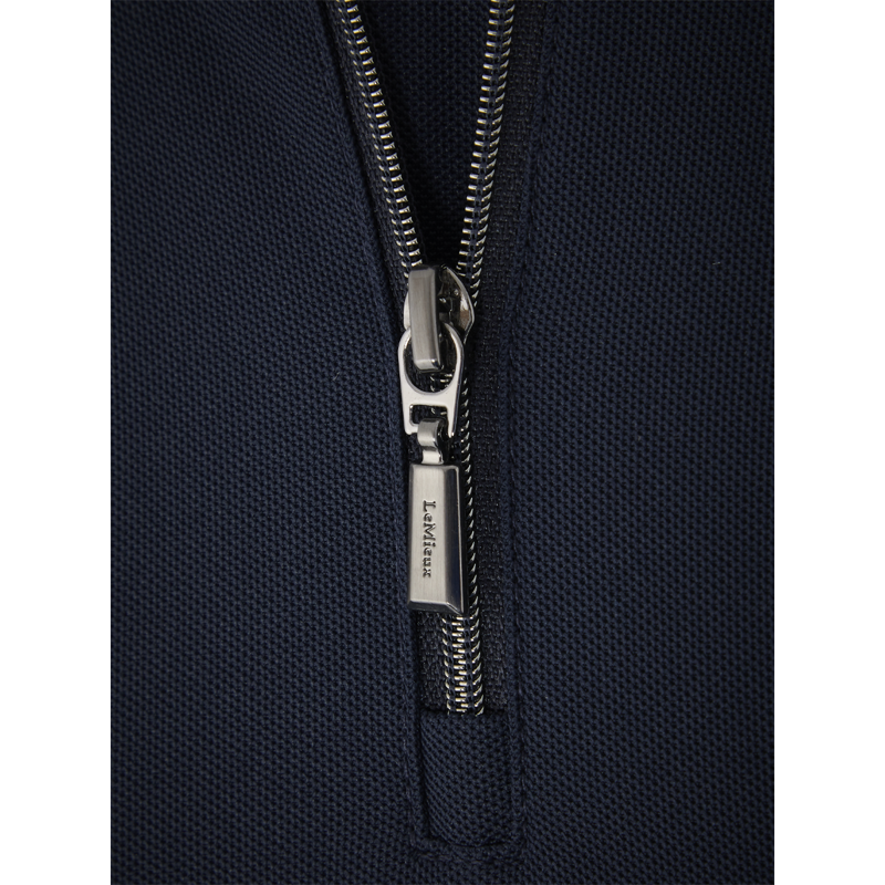 LeMieux Long Sleeve Sport Polo Shirt - Navy-4