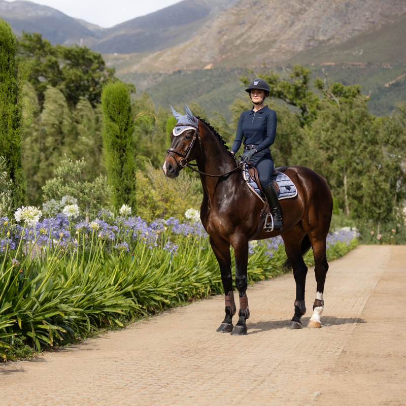 LeMieux Loire Classic Close Contact Square - Jay Blue-5