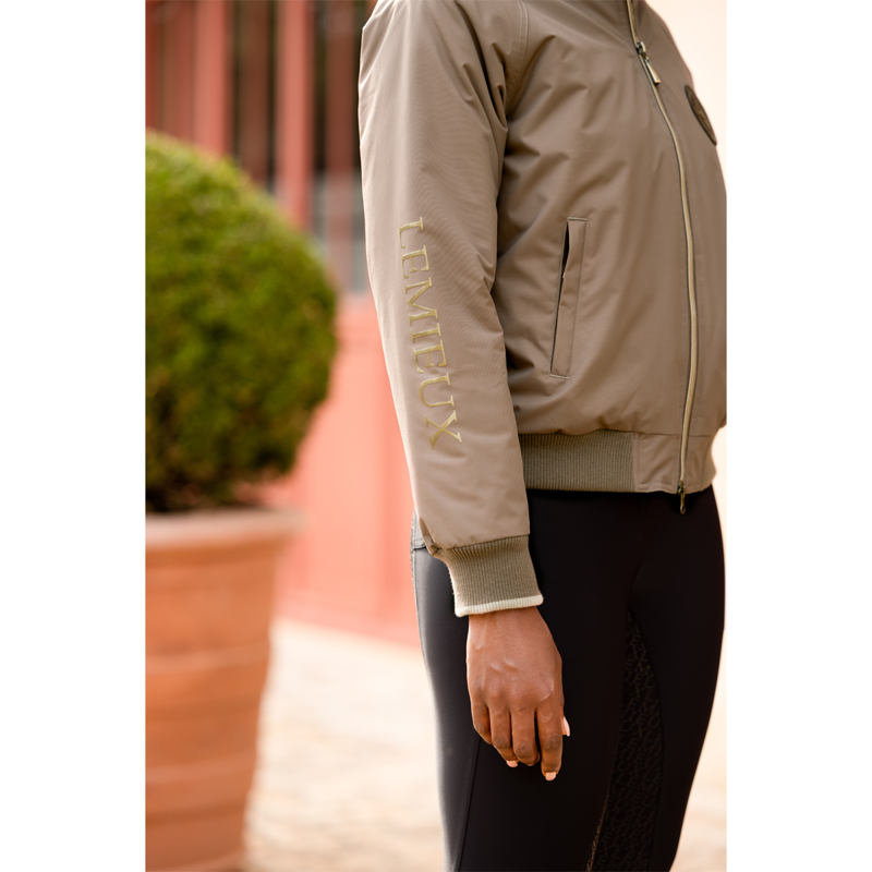 LeMieux Ladies Elite Crew Jacket - Walnut-6