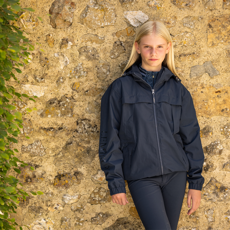 LeMieux Young Rider Dolcie Waterproof Jacket - Navy-4