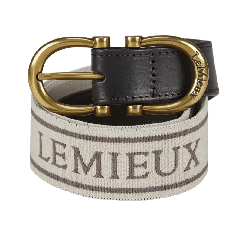 LeMieux Elasticated Belt - Stone
