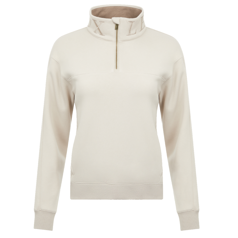 LeMieux Kali Quarter Zip Sweat - Stone-1