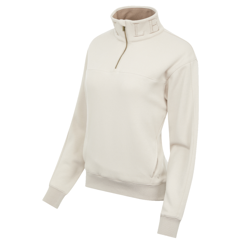 LeMieux Kali Quarter Zip Sweat - Stone-2