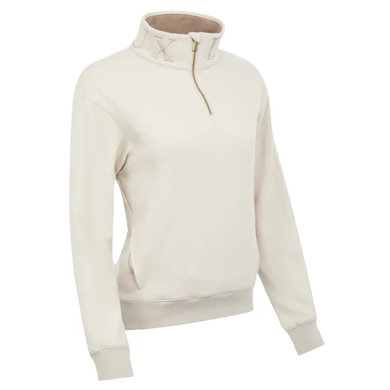 LeMieux Kali Quarter Zip Sweat - Stone