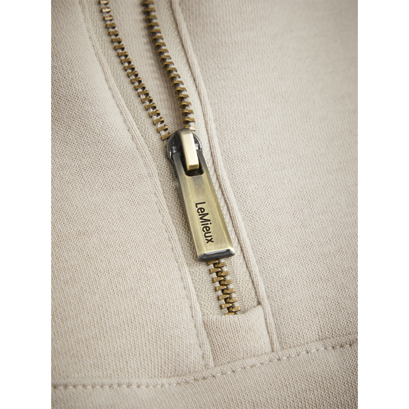 LeMieux Kali Quarter Zip Sweat - Stone-4