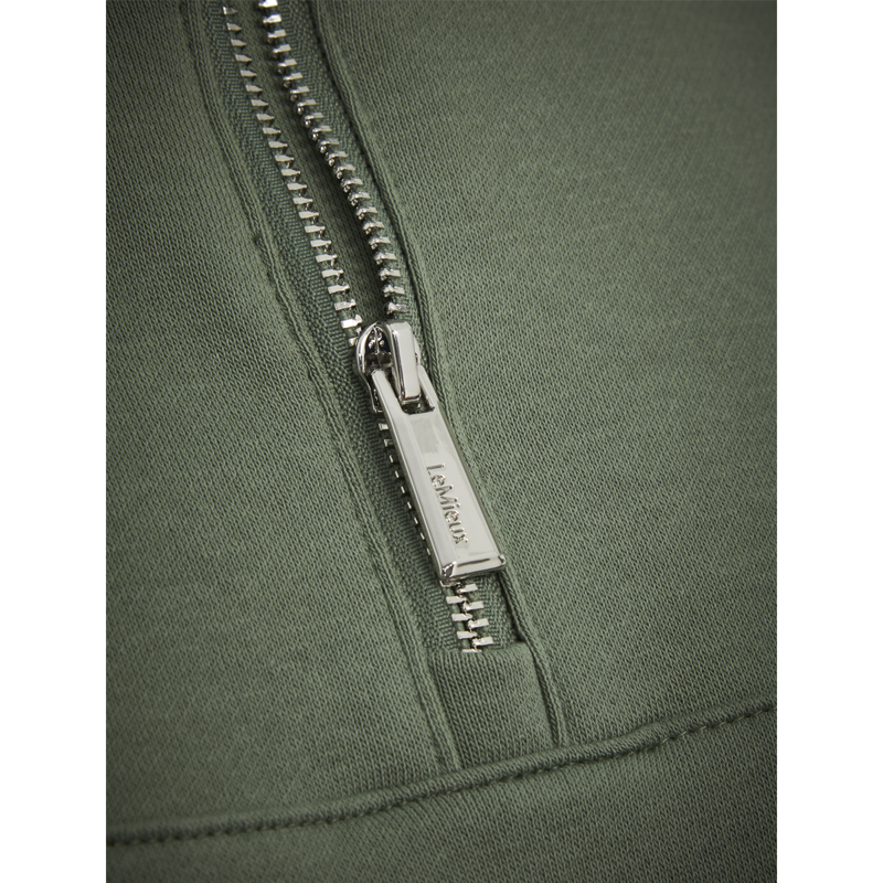 LeMieux Kali Quarter Zip Sweat - Thyme-4
