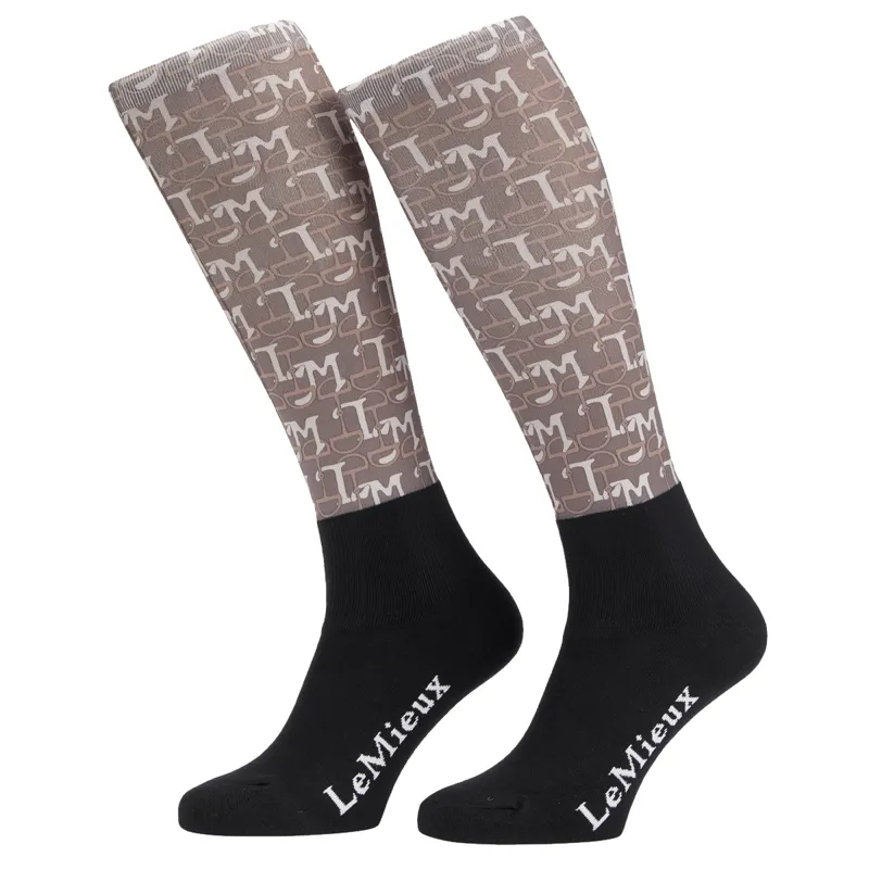 LeMieux Footsie Socks Florence Adults - Walnut