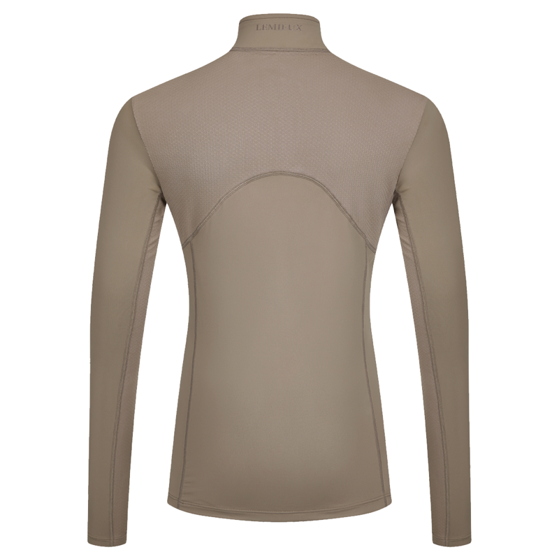 LeMieux Young Rider Mia Mesh Base Layer - Walnut-2