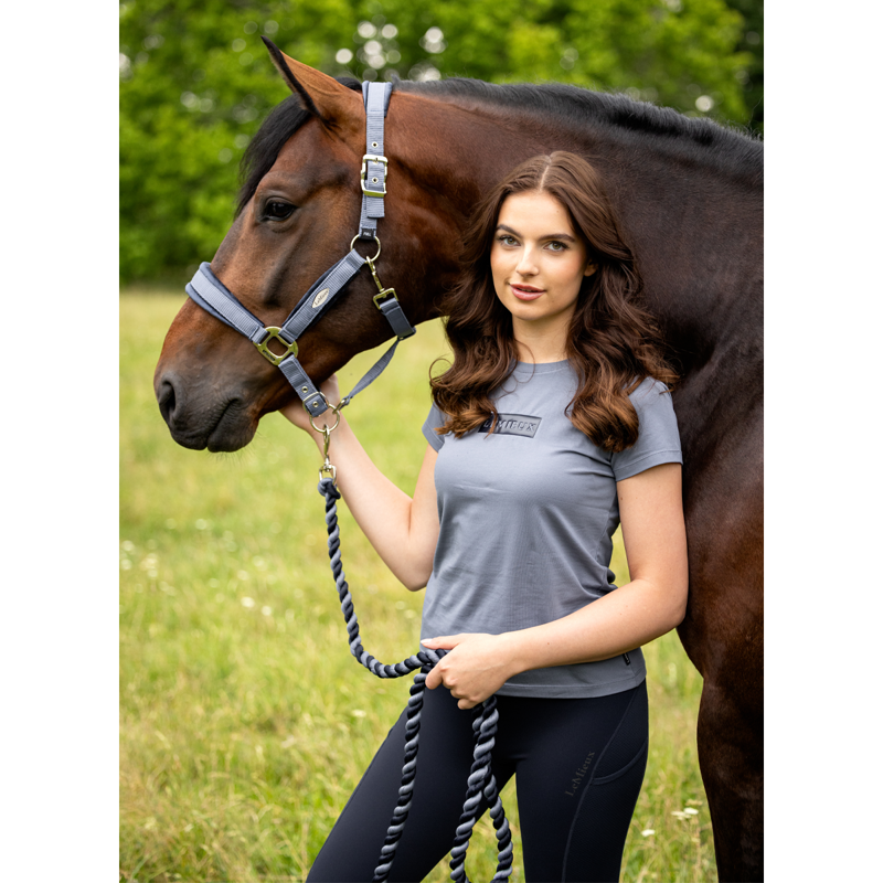 LeMieux Versailles Headcollar - Jay Blue-1