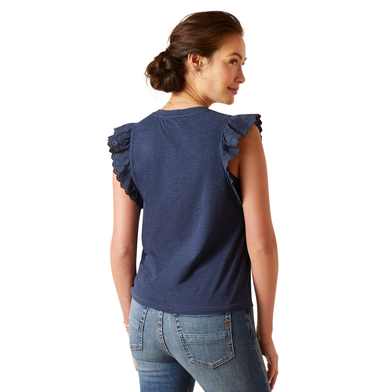 Ariat Women's Ludlow Top - Navy-1