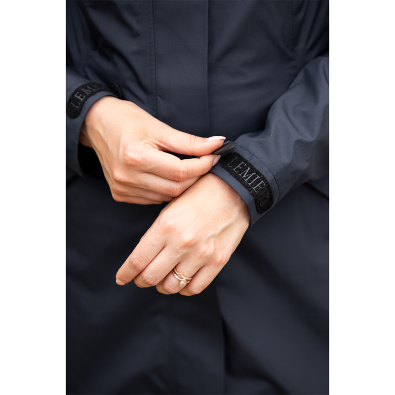 LeMieux Grace Long Rain Jacket - Navy-5