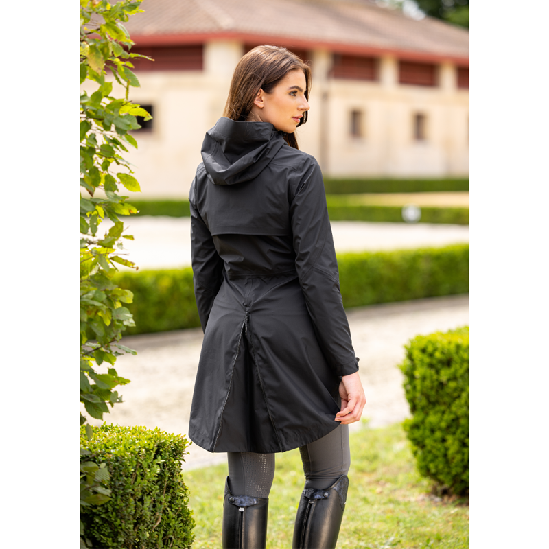 LeMieux Grace Long Rain Jacket - Black-10