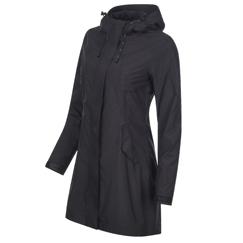 LeMieux Grace Long Rain Jacket - Black-1