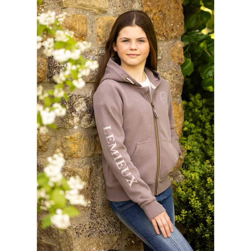 LeMieux Young Rider Heidi Hoodie - Walnut-3
