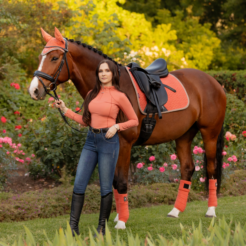 LeMieux Anneka Denim Breech - Dark Wash-8