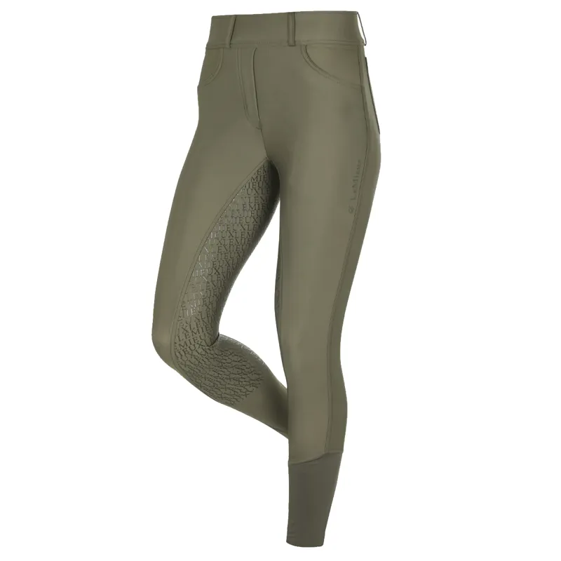 LeMieux Demi Pull On Bregging Full Seat - Khaki