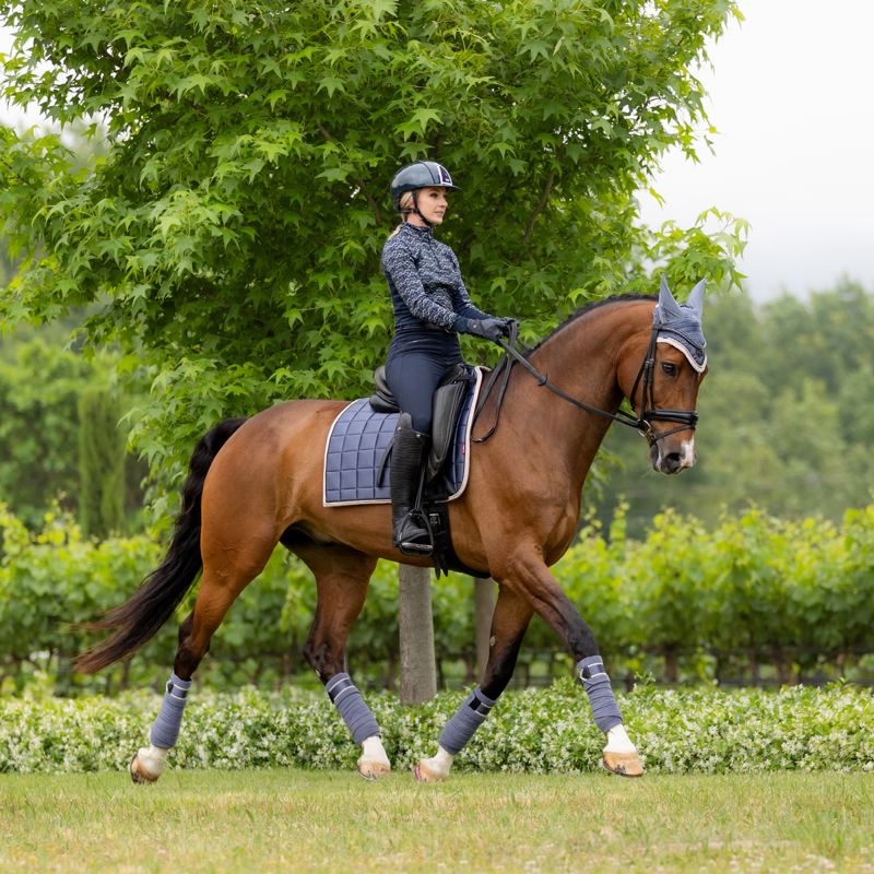 LeMieux Loire Classic Dressage Square - Jay Blue-8
