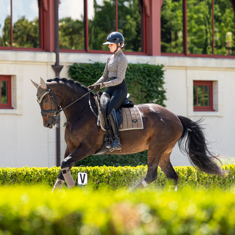 LeMieux Loire Classic Dressage Square - Walnut-7