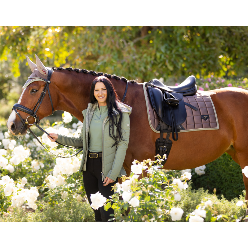 LeMieux Loire Classic Dressage Square - Walnut-5