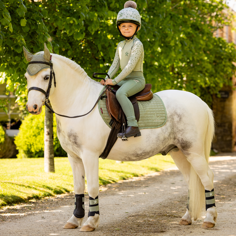 LeMieux Mini Suede Jump Square -  Fern-2