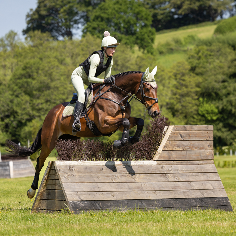 LeMieux Suede Close Contact Square - Fern-6