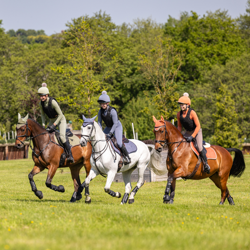 LeMieux Suede Close Contact Square - Fern-8