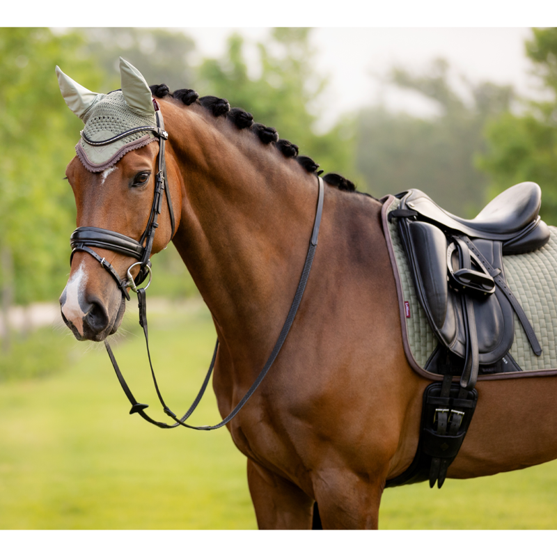 LeMieux Suede Dressage Square - Fern-3