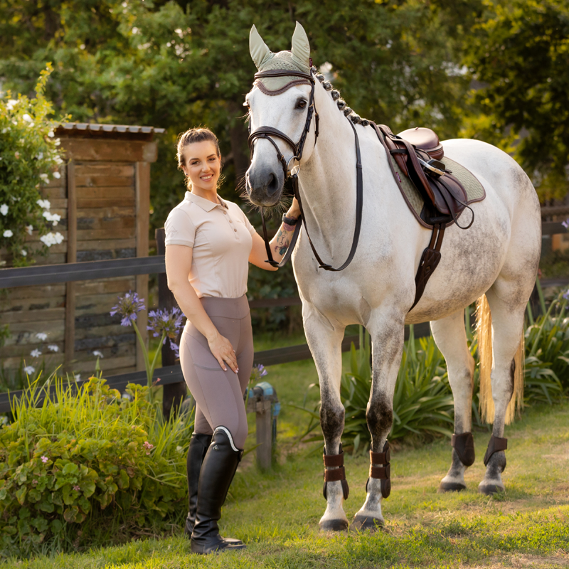 LeMieux Suede GP Square - Fern-7