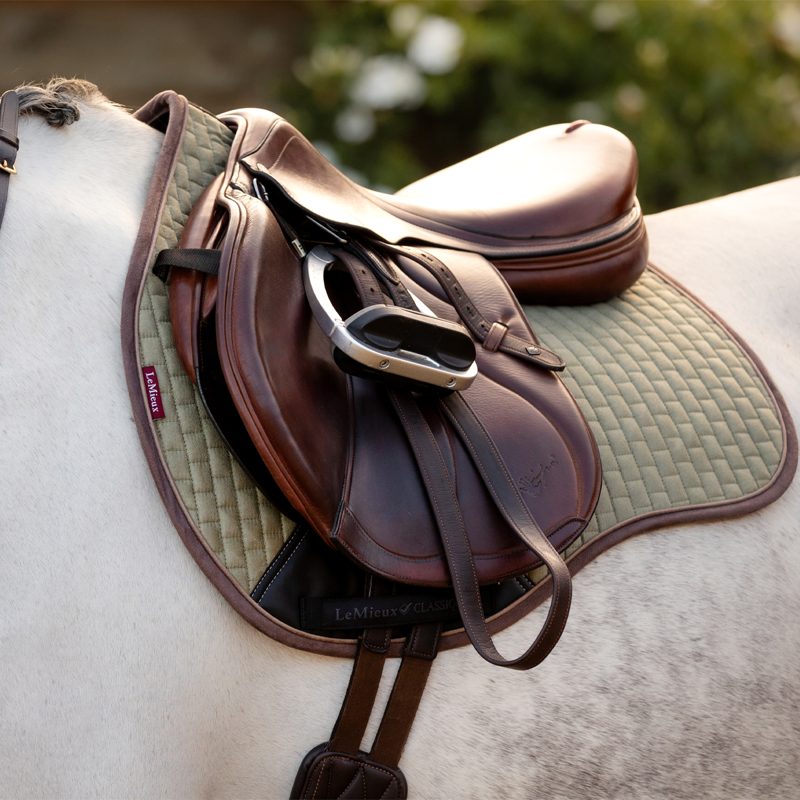 LeMieux Suede GP Square - Fern-1