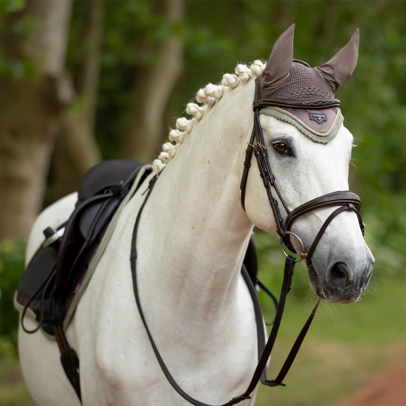 LeMieux Loire Fly Hood - Walnut-3