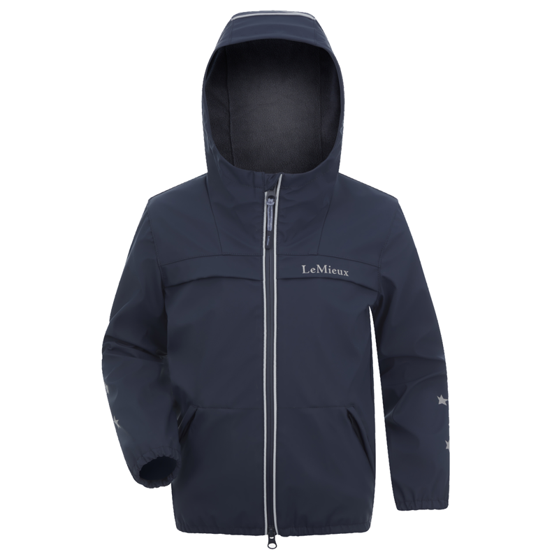 LeMieux Mini Milo Waterproof Jacket - Navy-1