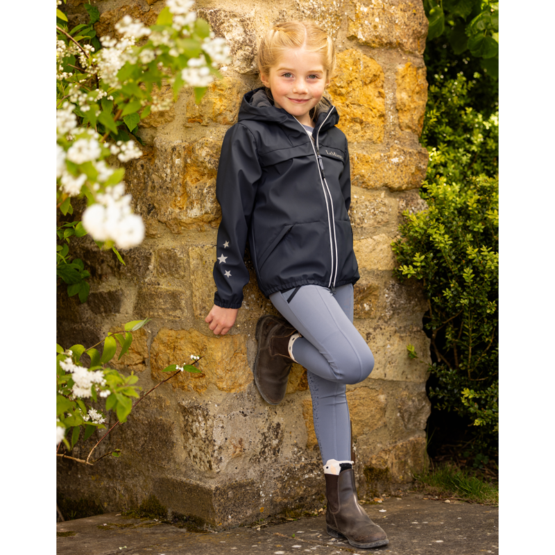 LeMieux Mini Milo Waterproof Jacket - Navy-4