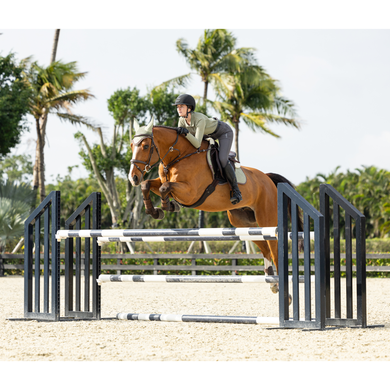 LeMieux Merino Suede Classic Close Contact Square - Fern-3