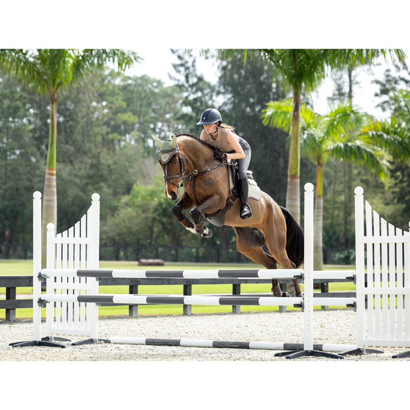 LeMieux Merino Suede Classic GP Square - Fern-1