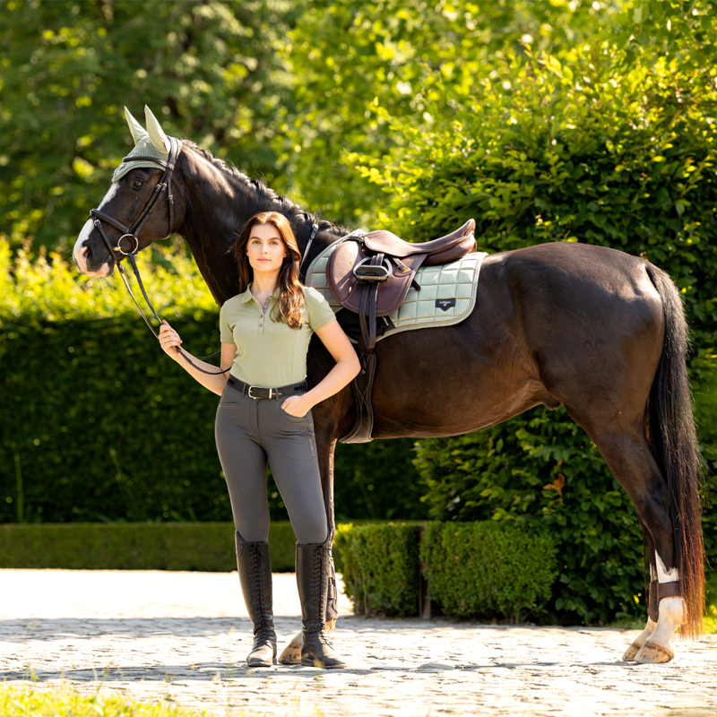 LeMieux Classique Polo Shirt - Fern-8