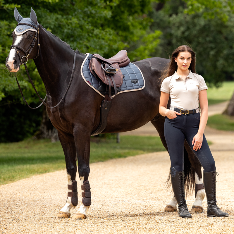LeMieux Classique Polo Shirt - Stone-7