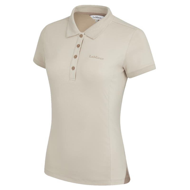 LeMieux Classique Polo Shirt - Stone-2