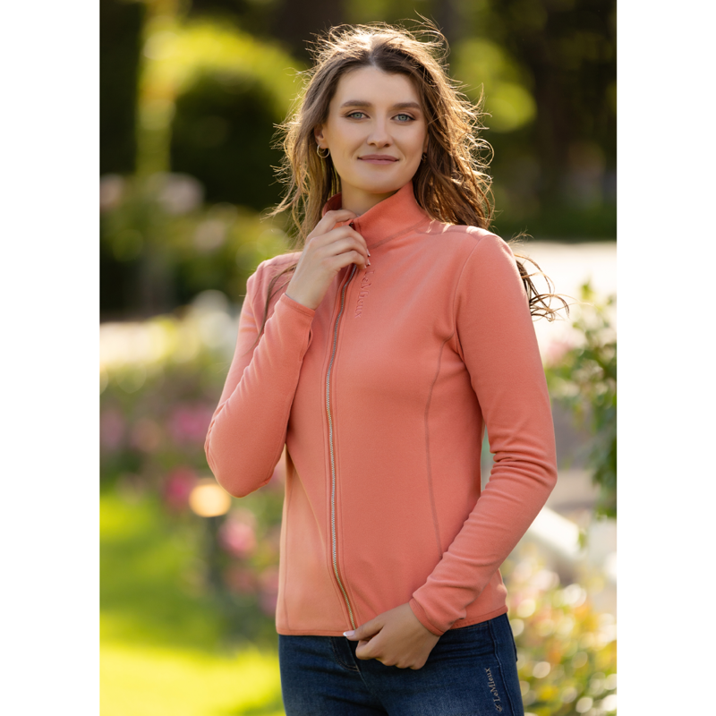 LeMieux Faye Zip Through Fleece - Apricot-7
