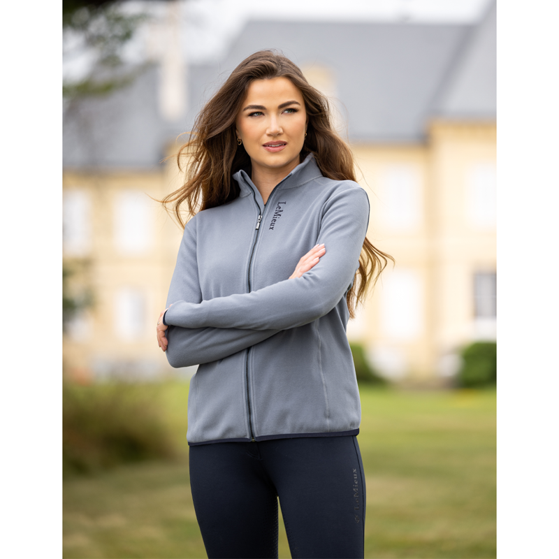 LeMieux Faye Zip Through Fleece - Jay Blue-7