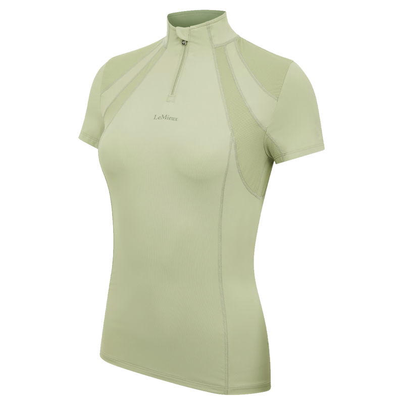 LeMieux Mia Mesh Short Sleeve Base Layer - Fern-2