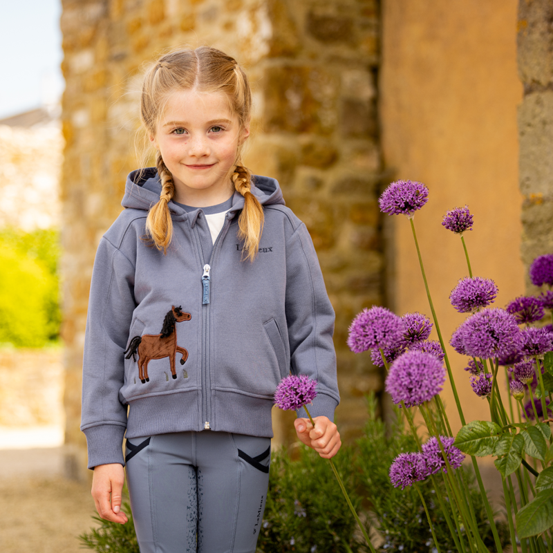 LeMieux Mini Charlie Zip Through - Jay Blue-4