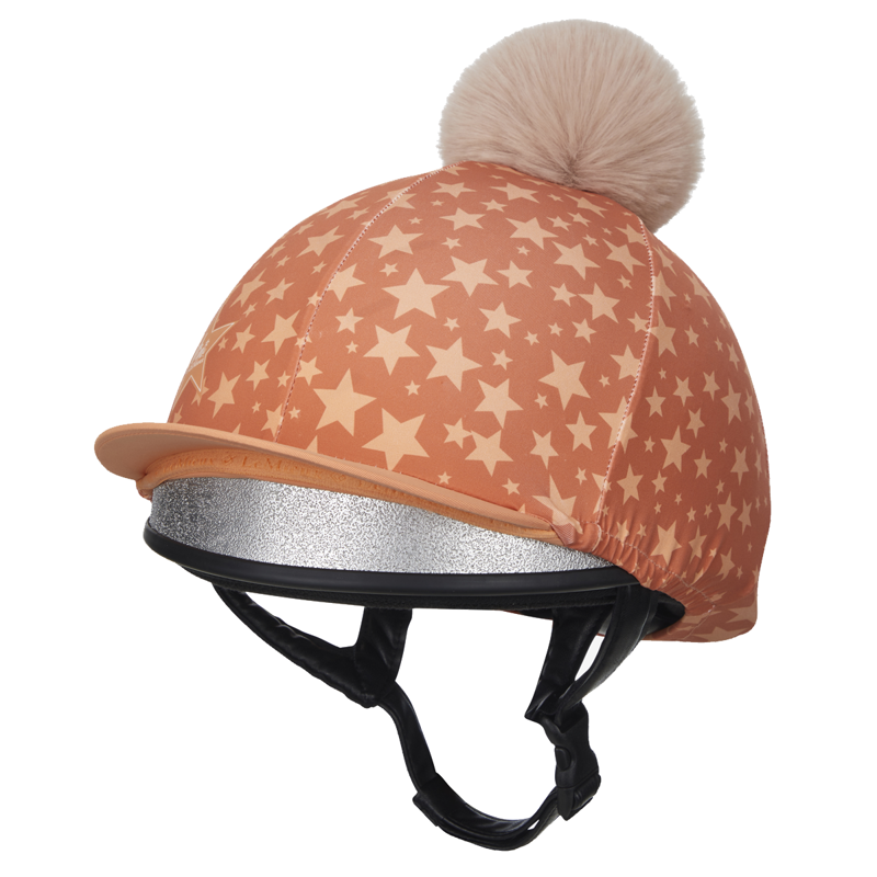 LeMieux Mini Pom Hat Silk - Apricot-2