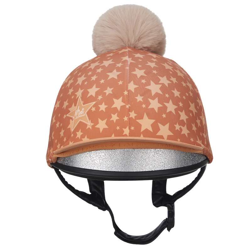 LeMieux Mini Pom Hat Silk - Apricot-1